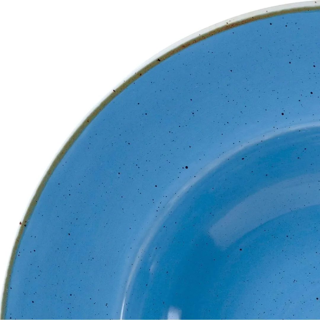 Stonecast Cornflower Blue Soup / Pasta Bowl Wide Rim