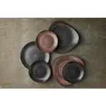Stonecast Raw Black Round Coupe Plate