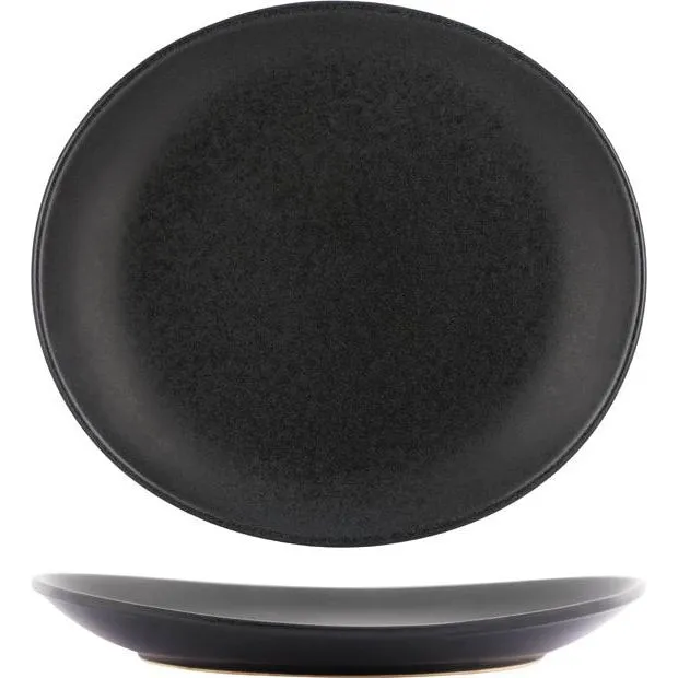 Tablekraft Artistica Oval Coupe Plate 210x190x30mm Slate