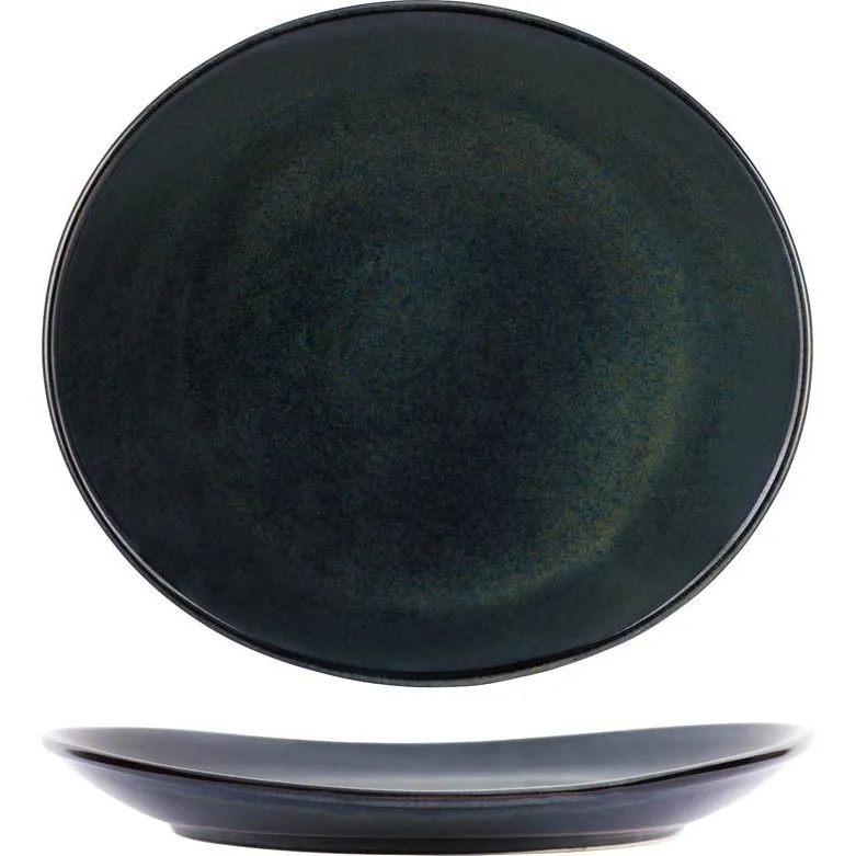 Tablekraft Artistica Oval Plate 250x220x33mm Midnight Blue
