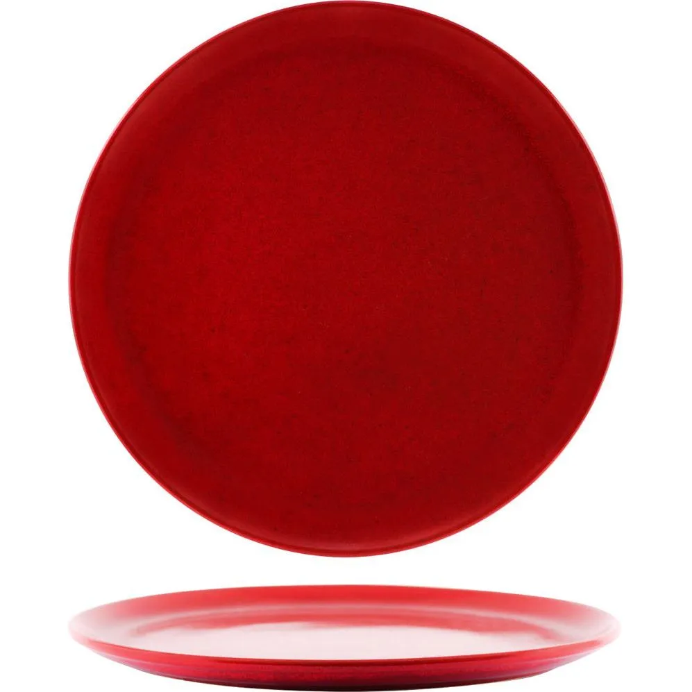 Tablekraft Artistica Pizza Plate 330mm Reactive Red