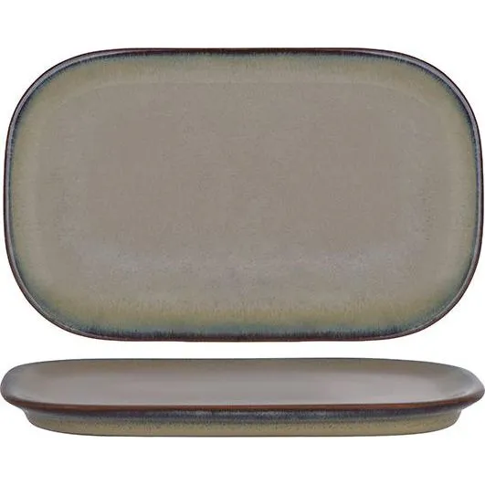 Tablekraft Artistica Rect Coupe Plate 250x140mm Canvas