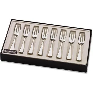 Tablekraft Gable Cake Fork Set 8pc 18/10 145mm