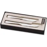 Tablekraft Gable Cheese+pate Knive Set 2pc S/S 220/190mm