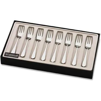 Tablekraft Luxor Cake Fork Set 8pc 18/0 148mm