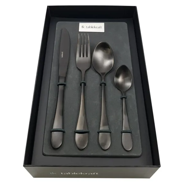 Tablekraft Soho Ink Cutlery Set 24pc 18/10