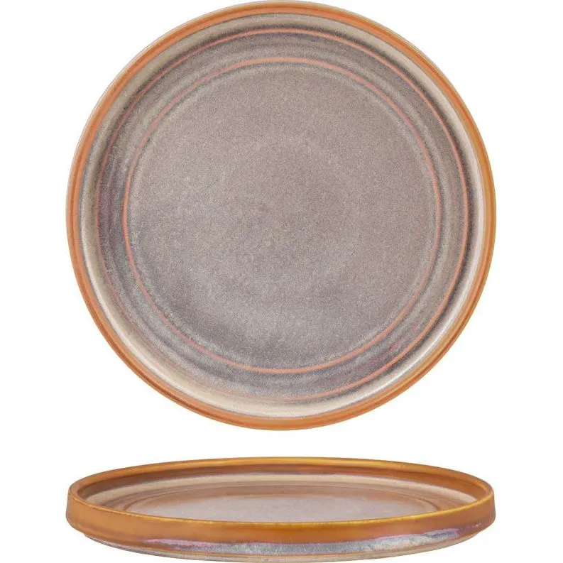 Tablekraft Urban Loft Round Plate 225x22mm Auburn