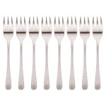 Tablekraft York Cake Fork Set 8pc 18/0
