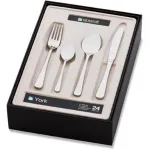 Tablekraft York Cutlery Set 24pc 18/0