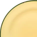 TinTin Sand with Green Line - Round Plate - Wide Rim