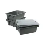 Tote Box Stackable Grey Suits 9600 660x450x230mm