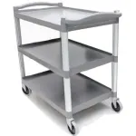 Unica Trolley-3 Tier Black Large  890x540x940mm