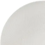 Zen White Swirl Round Bowl - Footed